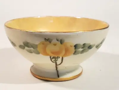 Buy T&V Limoges Hand Painted Lemon Citrus Bowl 1892-1907 Peach Iridescent Interior • 26.77£