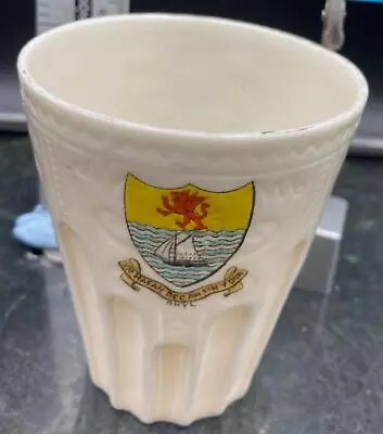 Buy WH Goss Crested China - Cup Of Ballafletcher (Lhannan Shee) - Arms Of Rhyl • 20£