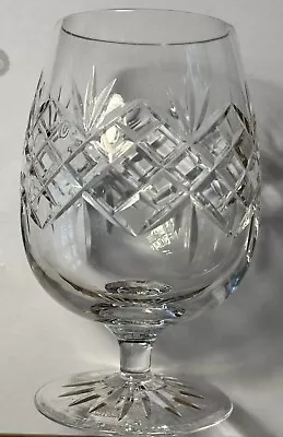 Buy Vintage Thomas Webb Crystal Cut Glass Large Brandy Glass 14cm • 12£