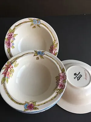 Buy Crown Ducal Hand Painted 1930s 6 Floral Dessert Dishes Signed By The Artist • 15£