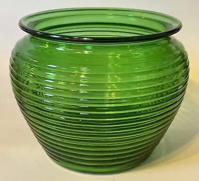 Buy Vintage Green Glass National Potteries Beehive Vase Planter Cleveland, OH 1162 • 14.41£