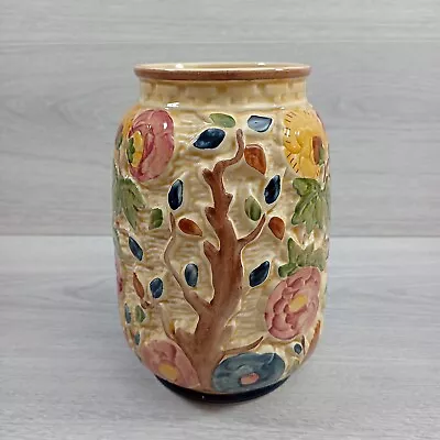 Buy Indian Tree Hand Painted Vase Signed  H . J . Wood Staffordshire  England • 18£