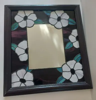 Buy Stained Glass Wall Hanging Mirror Tiffany Style • 48£