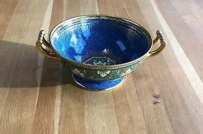 Buy Minton Pottery  Byzantine  Bowl With Handles, 1930's, Design E4567 20cm Diameter • 38£