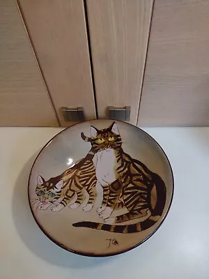 Buy Chelsea Studio Pottery Dish/wall Plaque, Hand Painted Cat & Kitten  Joyce Morgan • 20£