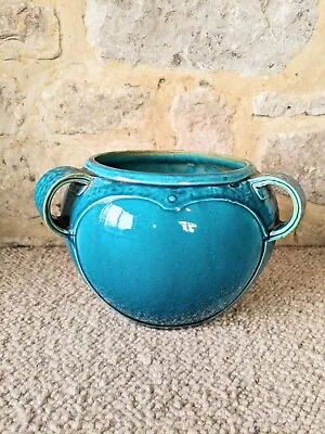 Buy Bretby Pottery Jardiniere Jardinière Turquoise Glaze Rate 1865 E Mould Antique  • 150£