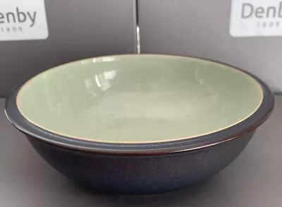 Buy Denby Energy Charcoal/Green Cereal  Bowl Small Chip • 9.99£