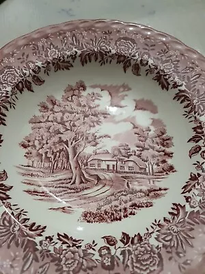 Buy Country Style Grindley Staffordshire Dinner Plate Vintage #1 Red • 5£
