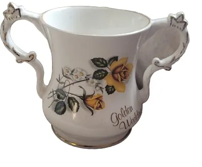 Buy James Kent - Old Foley Staffordshire- Lovely Lovers Cup For Golden Wedding... • 0.99£