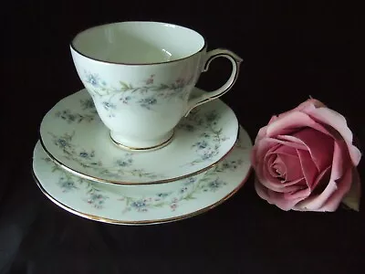 Buy Vintage Duchess Bone China TRANQUILTY Design Trio Tea Cup Saucer Plate  • 4.25£