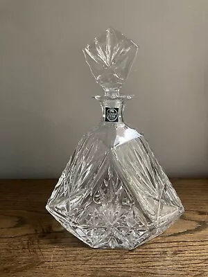 Buy Thomas Webb Art Deco Style Cut Glass Crystal Decanter With Stopper • 49.75£