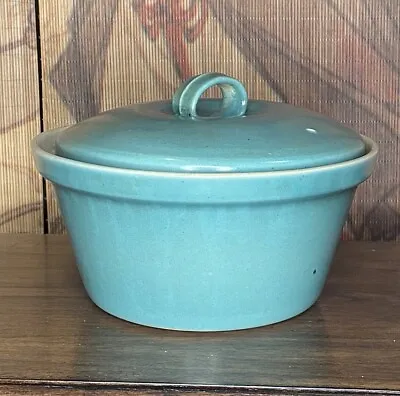 Buy Buchan Finest Stoneware Round Turquoise Covered Casserole With Lid/Handle • 37.93£