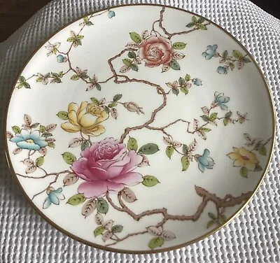 Buy Adderley Pottery Fine Bone China Plate Roses Pattern • 10£