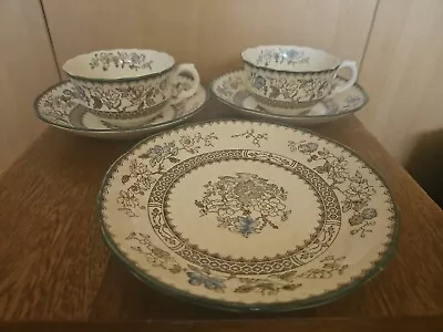 Buy Copeland Spode Chinise Rose 2x Cup & Saucer And X1 Larger Saucer • 8.99£