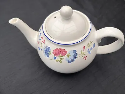 Buy BHS Priory Floral Tableware, Tea Pot 2 Pint, White & Blue • 19.99£