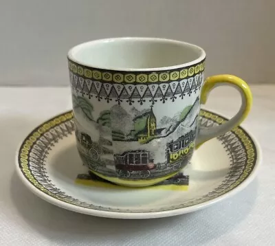 Buy Vintage Portland Pottery Cobridge England PV Regal Railway Cup And Saucer • 23.97£