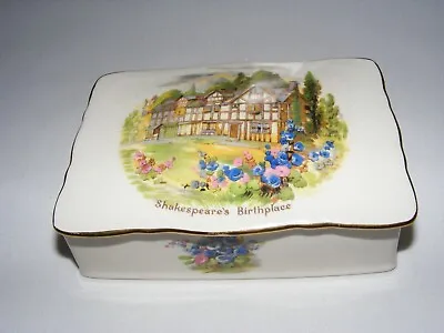 Buy Royal Winton England Grimwades 'Shakespeare's Birthplace' Candy Box Trinket • 14.99£