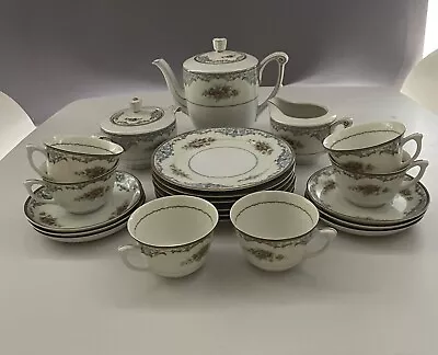 Buy Vintage China Tea Set With Teapot, Milk Jug And Sugar Bowl • 25£