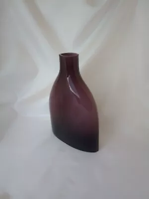 Buy Retro, Ikea, Aubergine Glass Vase • 24£