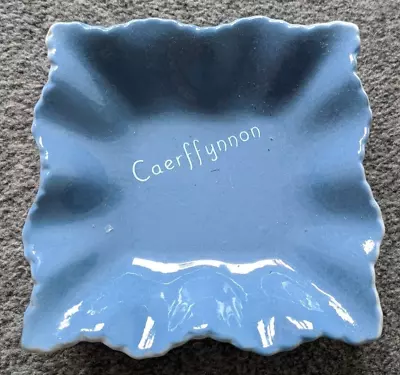 Buy Vintage Old Foley Jamed Kent Pottery Square Dish - Caerffynnon • 4.99£