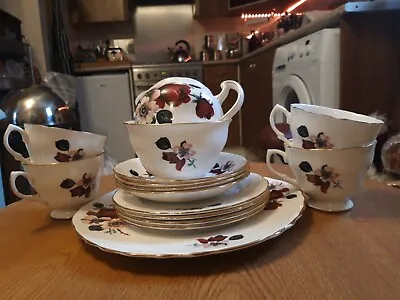 Buy Queen Anne, Product Of Ridgway Potteries Bone China Tea Set 15 Piece Set UNUSED? • 35£