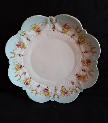 Buy Antique Rare Aynsley Bone China Hand Painted Scalloped Plate • 17£