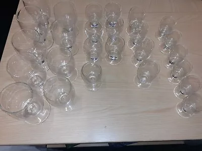 Buy REDUCED!!  BOHEMIAN/CZECH CRYSTAL GLASSES Vintage Collectable CHARITY SALE • 55£