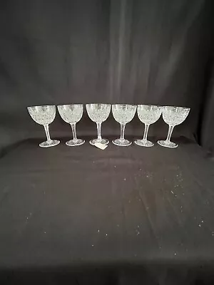 Buy A Set Of Six Thomas Webb Wellington Cut Wine Glasses  • 100£