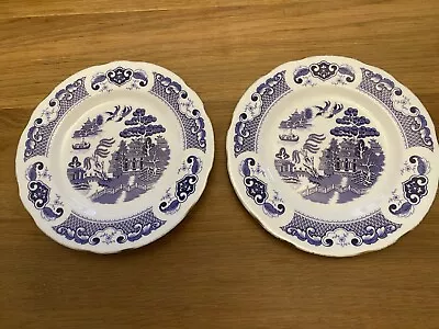 Buy Blue And White Willow Duchess Bone China England 513.  2 X 17cm Side Plates • 9.50£