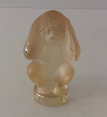 Buy Lalique Wise Monkey Hear No Evil Gold Luster Boxed/ No Lid 2015 • 125£