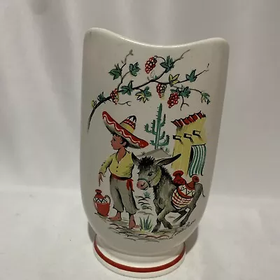 Buy Crown Ducal Pottery 1950's Vase Mexican • 3.99£