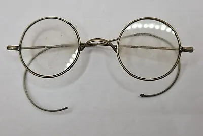 Buy Antique Victorian Wire Framed Round Spectacles Glasses 4   • 9.99£