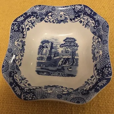 Buy SPODE Trinket Dish Blue Excellent Condition 3.5” • 6£