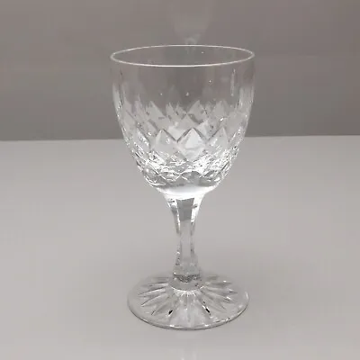 Buy Royal Brierley Crystal Gainsborough Cut Wine Glass 5 1/2  14 Cm Tall 1st Quality • 17.99£