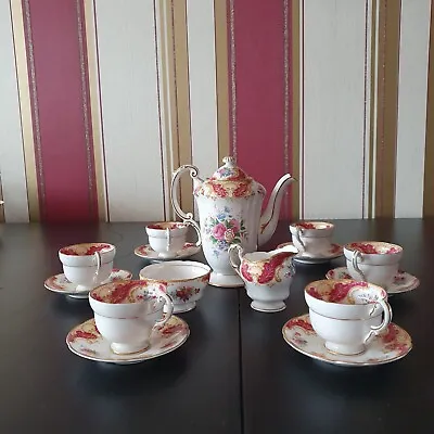Buy Tea Set Paragon Fine Bone China Cheltenham 15 Pieces • 140£