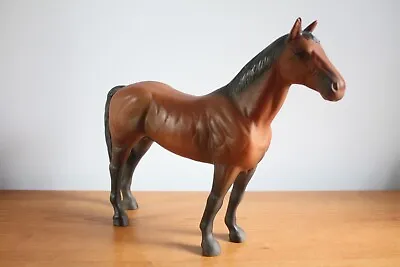 Buy Large Brown Ceramic Horse Matt Finish Believed To Be Beswick 10  (25cm) Tall • 24.99£