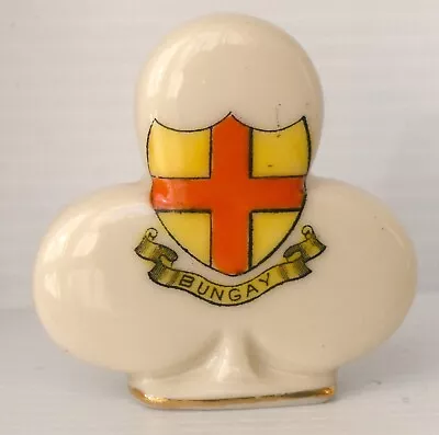 Buy Crested China: Bungay (suffolk) Crest On Unmarked China Club Trump Card Marker • 2.49£
