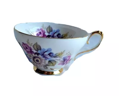 Buy Royal Sutherland Coffee Tea Cup Bone China Floral Gold Trim England Vintage • 9.48£