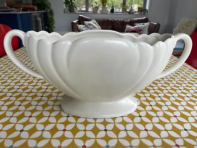 Buy Classic Vintage Cream Dartmouth Pottery Vase (137a) - Large (42cm Long) • 32£