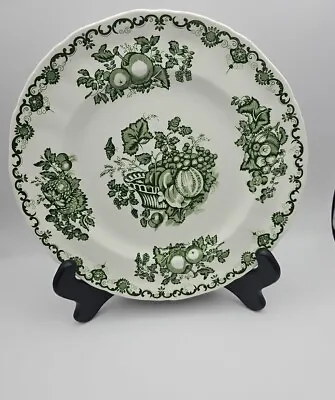 Buy Vintage Masons Ironstone Green Fruit Basket Small Dinner Plate  Luch Plate 9  • 8£