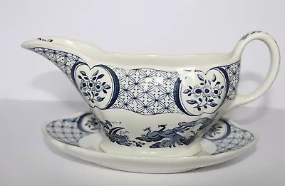 Buy Mason's Old Chelsea Gravy Jug / Boat With Matching Saucer • 9.99£