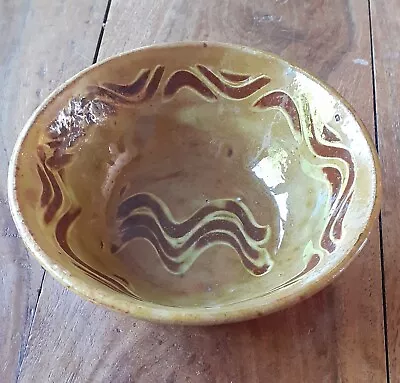 Buy Winchcombe Studio Pottery Slip Ware Bowl.  Tustin? Cardew? Unsigned - Stunning  • 4.99£