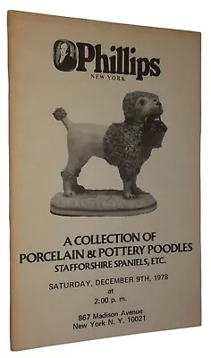 Buy A Collection Of Procelain & Pottery Poodles Stafforshire Spaniels Dec. 1978 • 10.10£