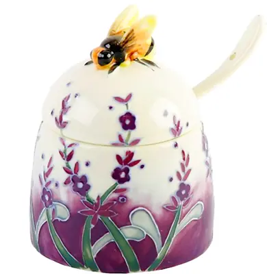 Buy Item - 6784 Old Tupton Ware 3  Honey/Preserve Pot + Spoon   Lavender   Boxed • 20.40£