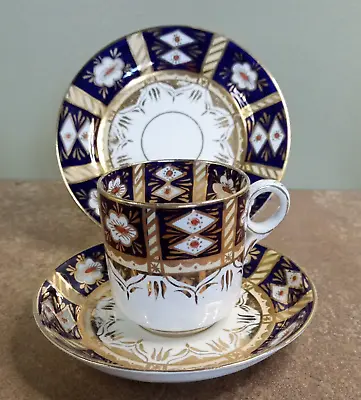 Buy Antique C.1900, Stanley China Gold 'Imari' Pattern Tea Cup, Saucer & Plate Trio • 5.95£