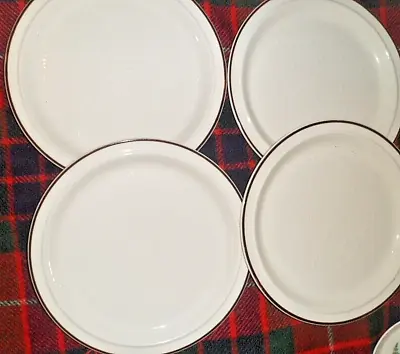 Buy 4 X Royal Doulton Ting LS 1012 Lambeth Stoneware  Dinner Plates 21 Cm Diameter • 12£
