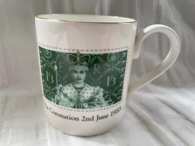 Buy Royal Mail 50th Anniversary Of The Coronation - Commemorative Mug/Tankard GREEN • 7.50£