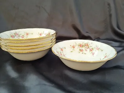 Buy  Paragon Victoriana Rose CEREAL PUDDING FRUIT  BOWLS X 6 - 1ST QUALITY • 48£