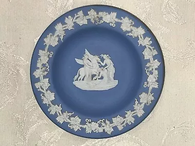 Buy Jasperware Wedgwood Blue Small Dish Plate Backstamped 11cm • 10£