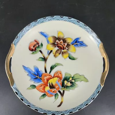 Buy Antique Noritake Morimura Platter With Handles 9.5  Hand Painted Early 20th Cen. • 25.31£